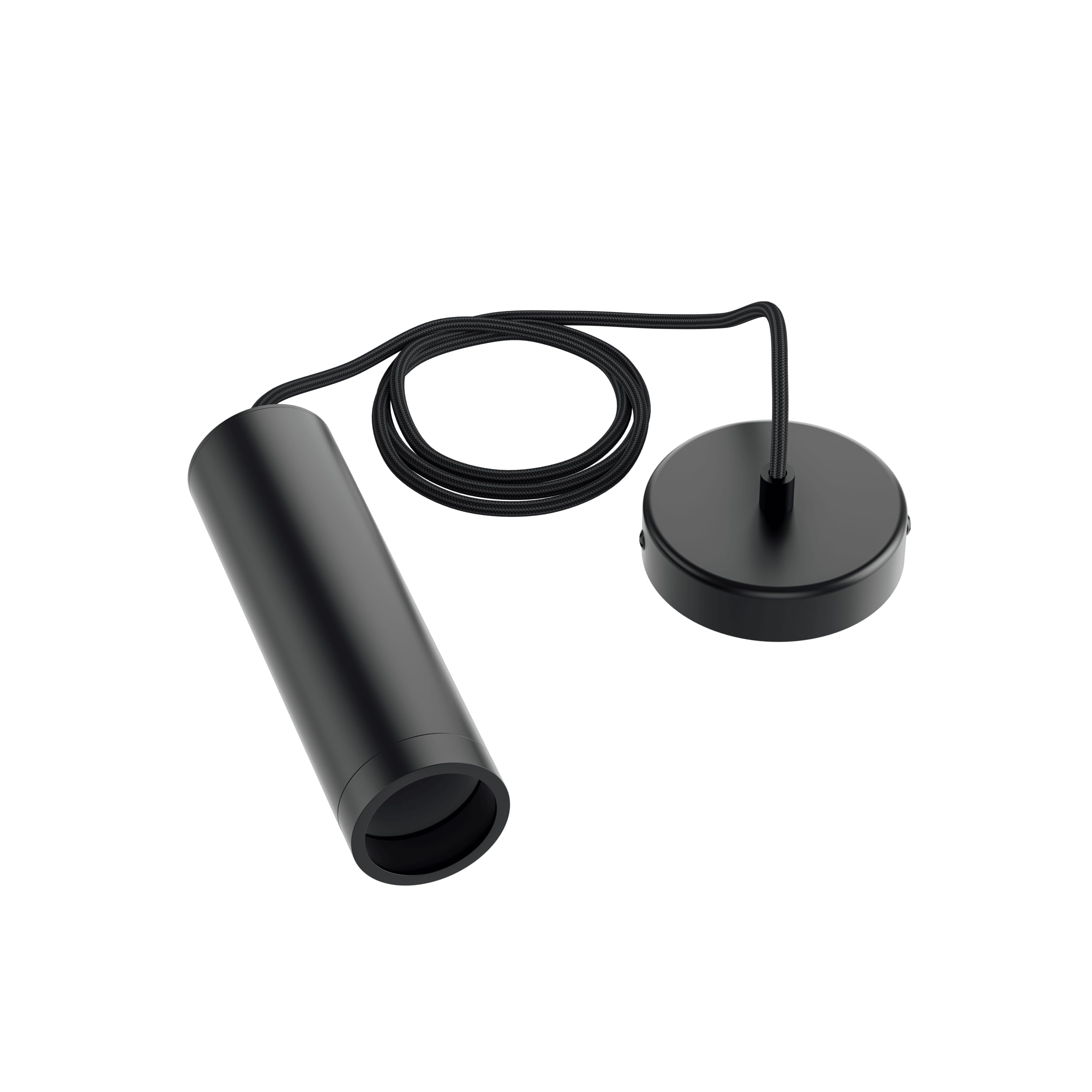 calex-pendelleuchte-gu10-1-flammig-zylinder-aluminium-h-henverstellbar-matt-schw image 2