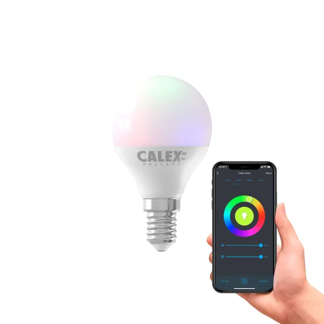 calex-smart-led-lampe-e27-p45-rgb-warmwei-wlan-dimmbar image 1