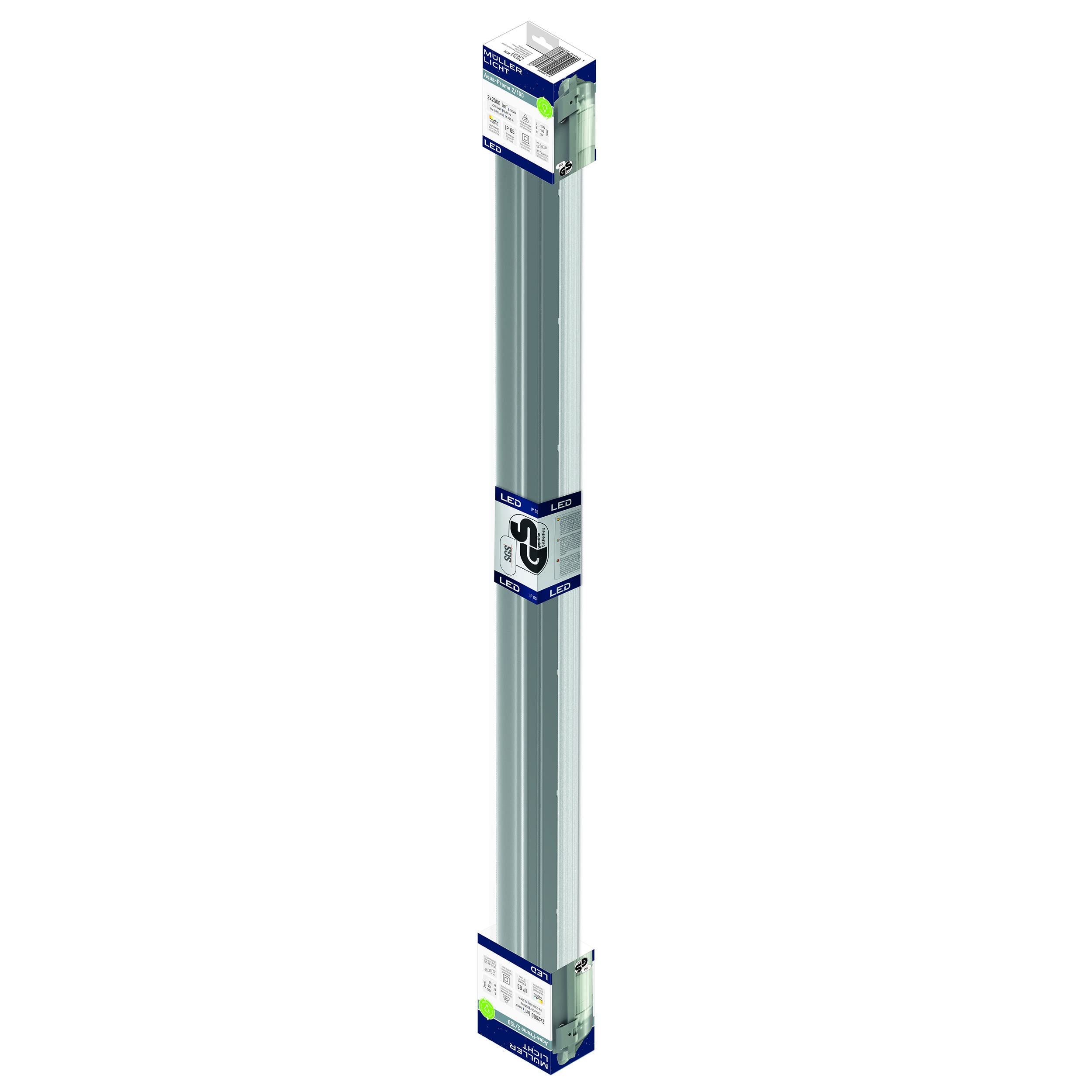 m-ller-licht-aqua-promo-150-cm-led-feuchtraumleuchte-ip65-2x-24w-2500lm-4000k image 1