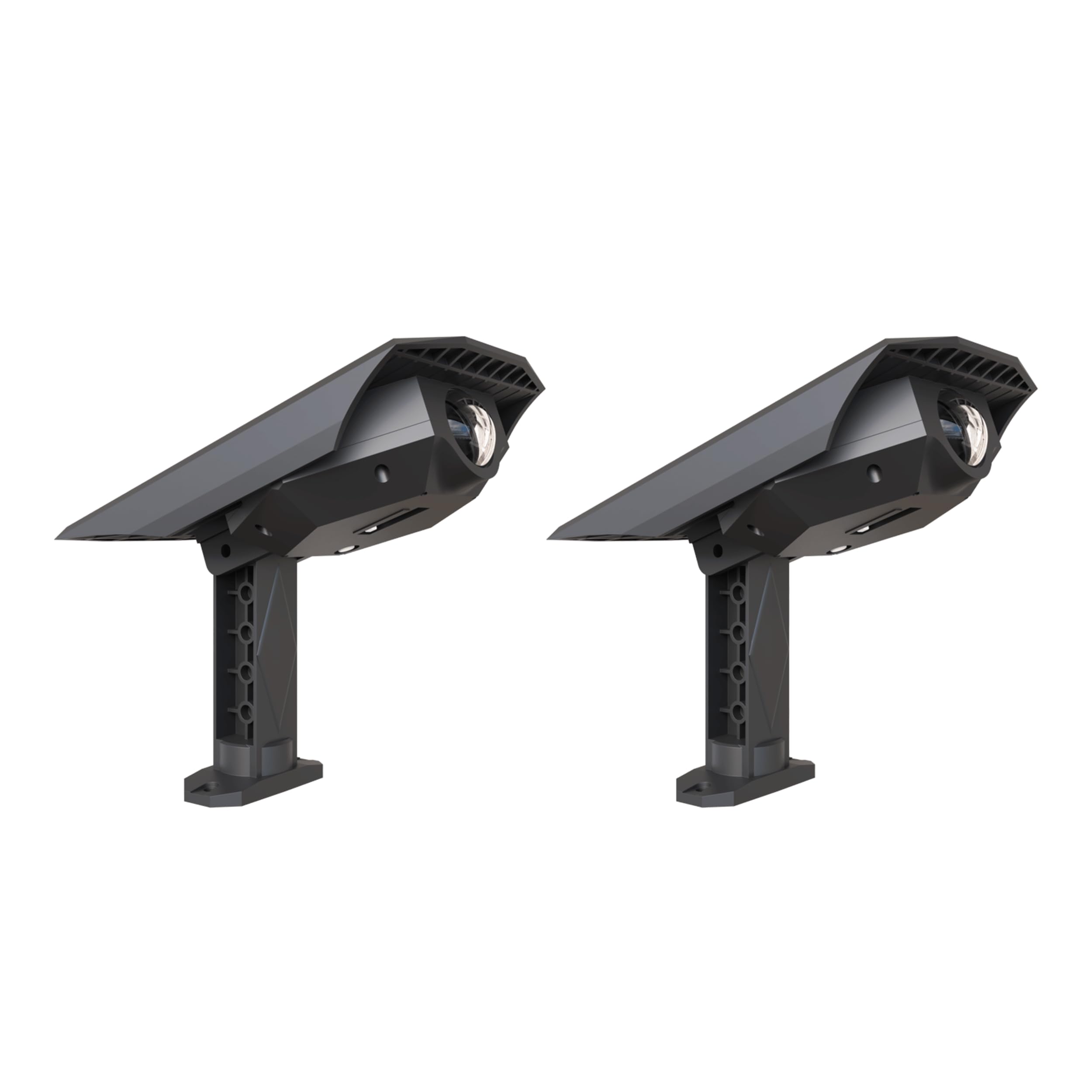 calex-padoa-led-solar-gartenstrahler-mit-erdspie-2700k-2er-pack-schwarz image 1