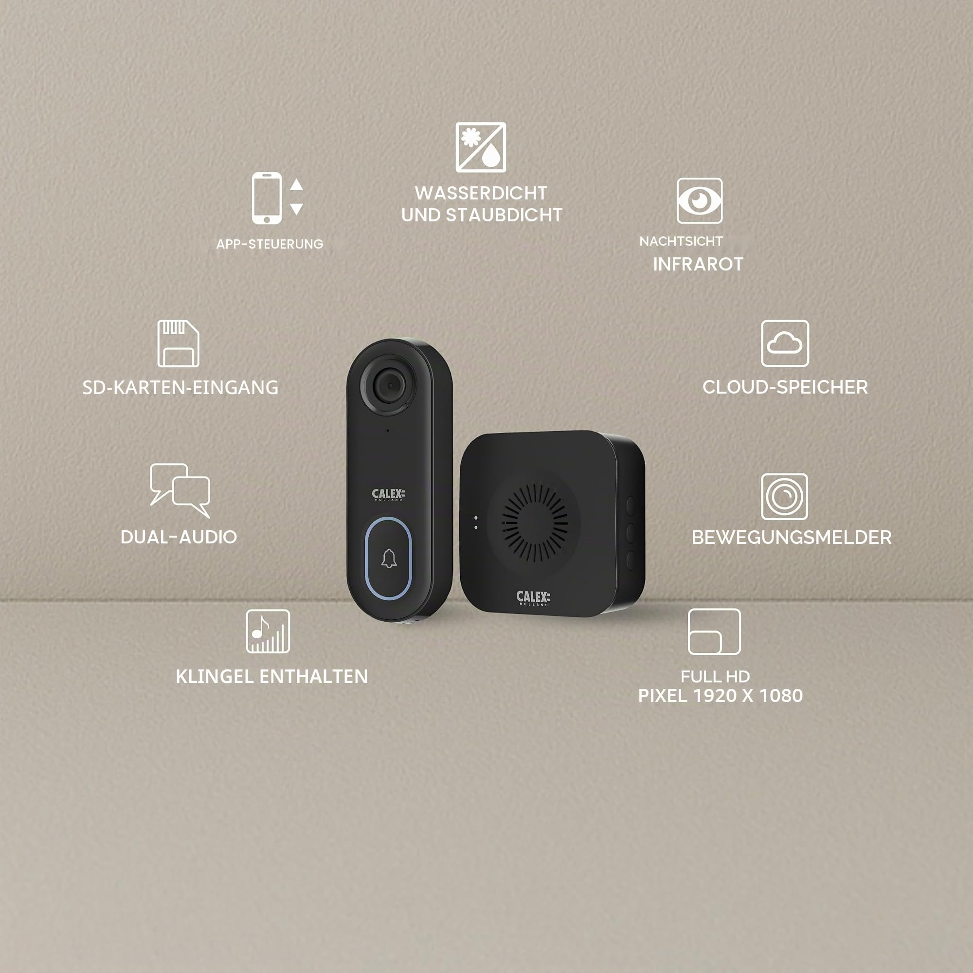 calex-smart-security-video-t-rklingel-full-hd-mit-chime-schwarz image 2