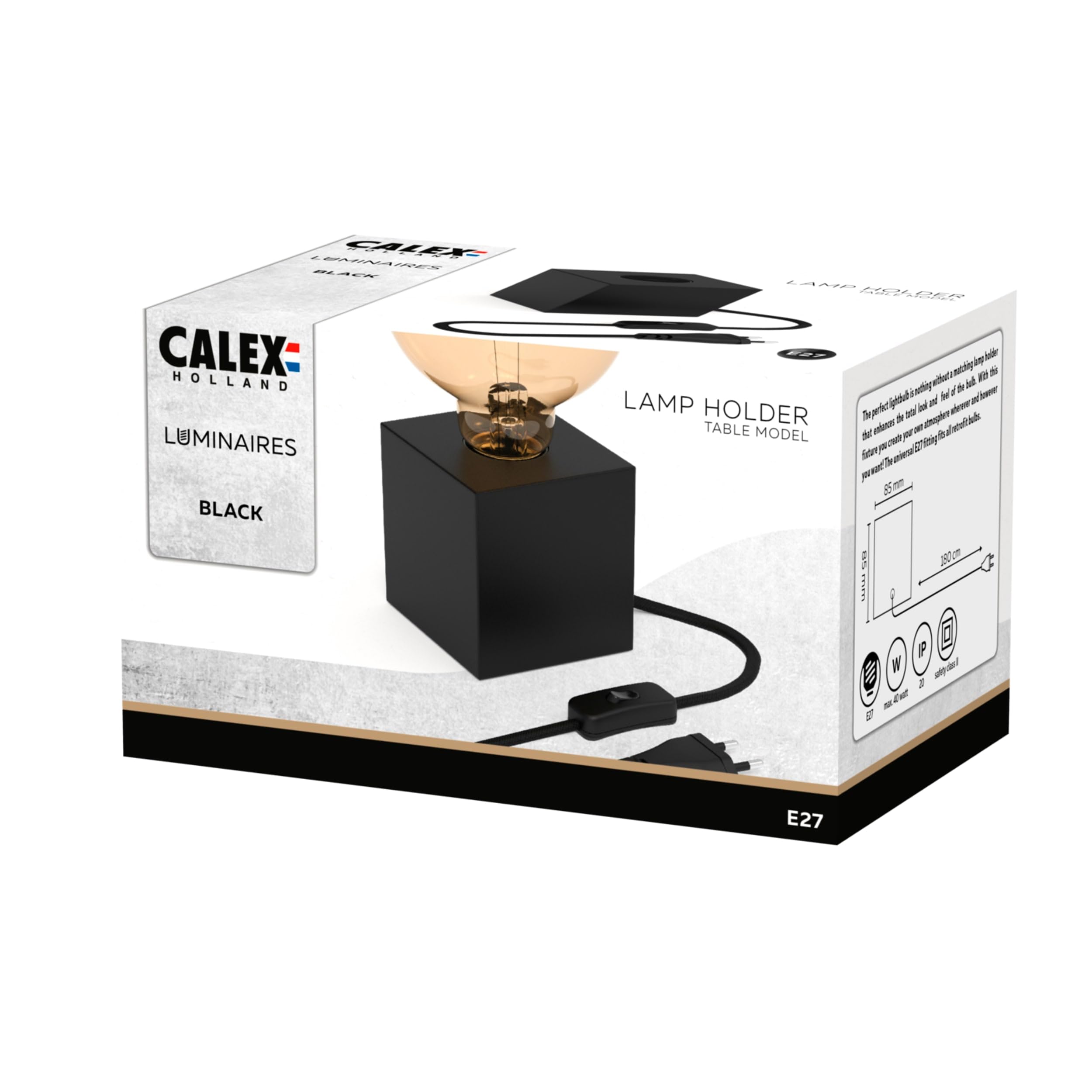 calex-tischlampe-eckig-e27-schwarz-inkl-g125-led-filament image 3
