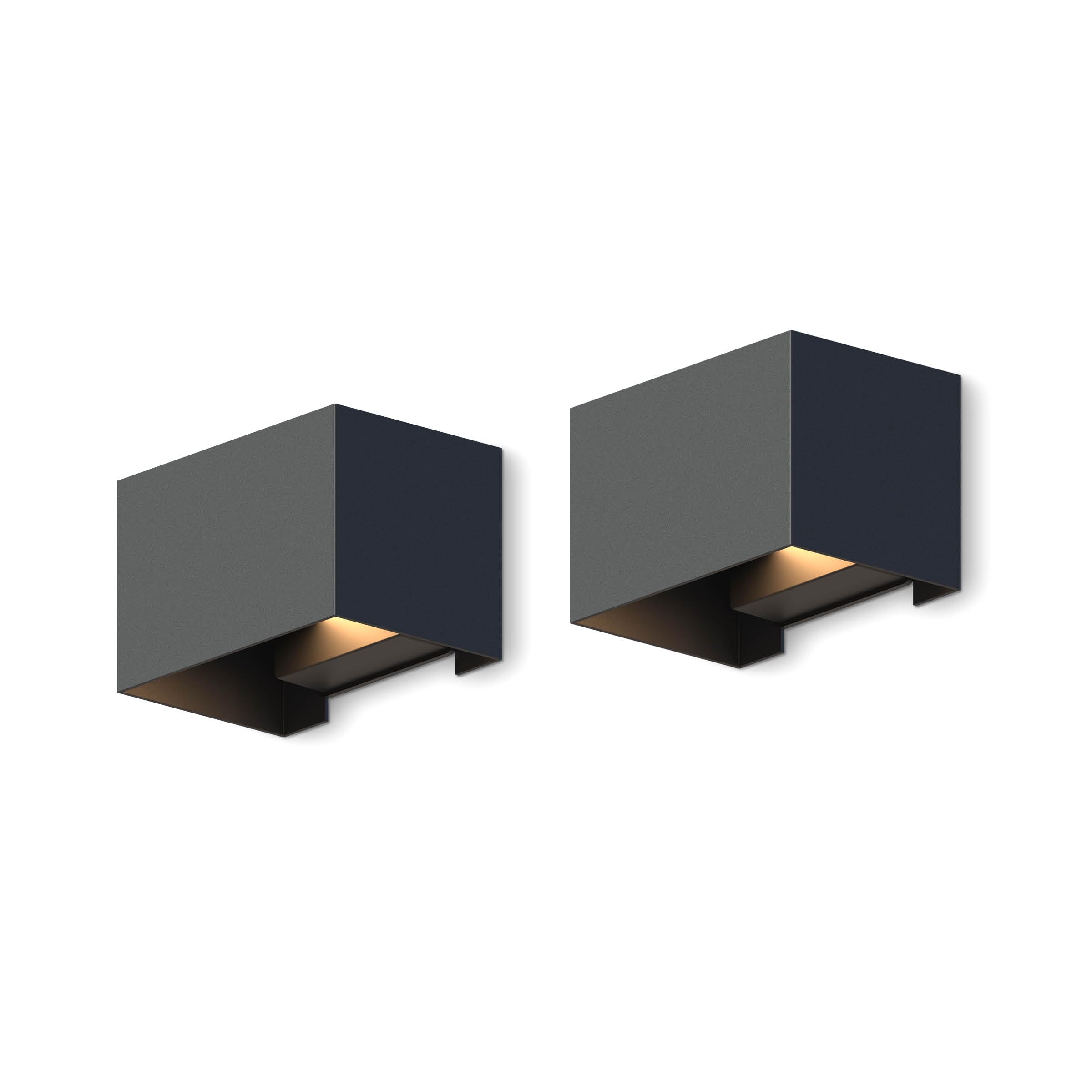 calex-venice-wandleuchte-up-down-schwarz-2er-pack-f-r-au-en-und-innen-ip54 image 1