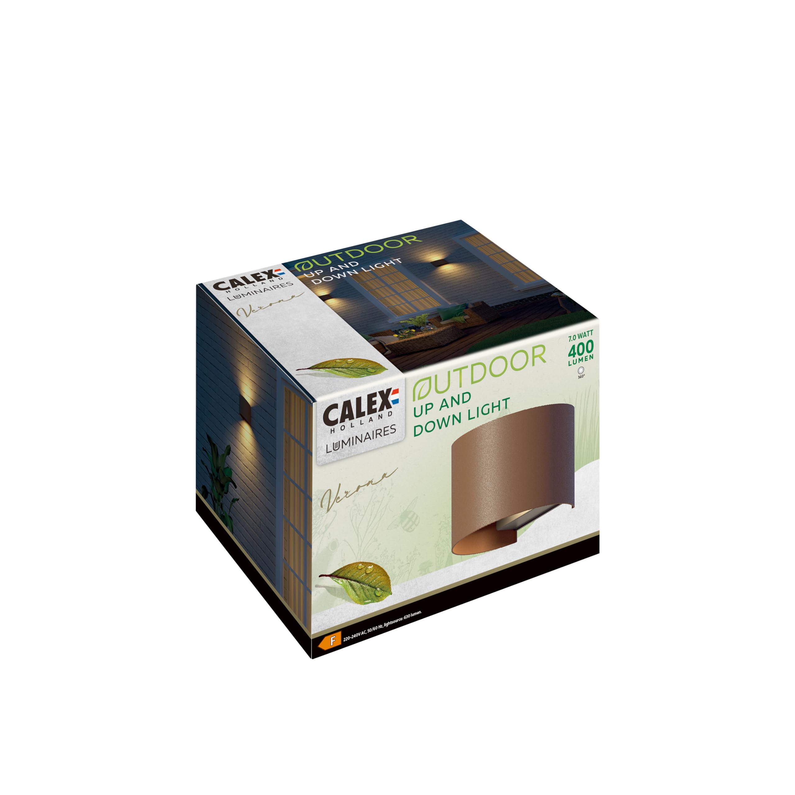 calex-verona-wandleuchte-up-down-rost-ip54-einstellbar image 7