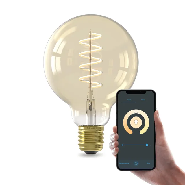 calex-smart-led-lampe-e27-g95-gold-filament-vintage image 1