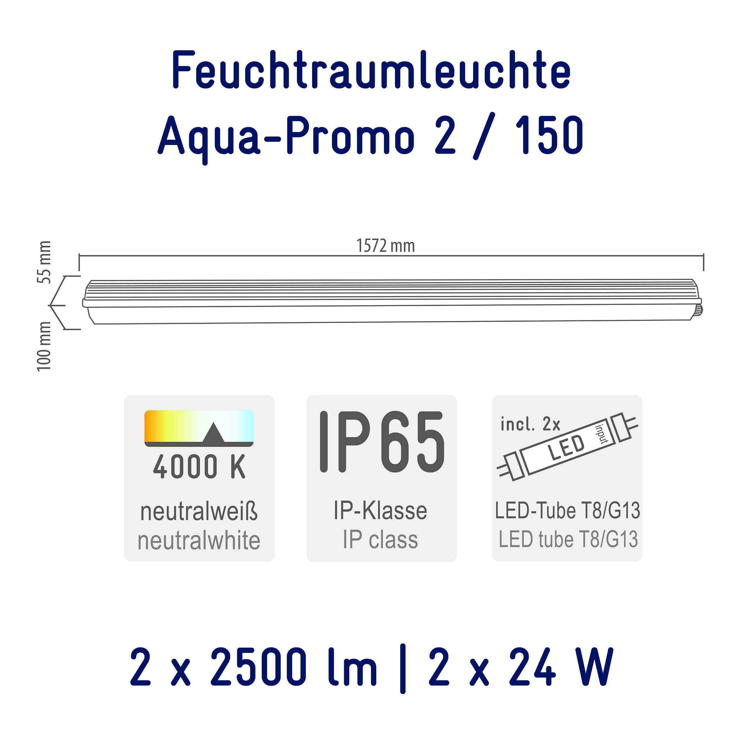 m-ller-licht-aqua-promo-150-cm-led-feuchtraumleuchte-ip65-2x-24w-2500lm-4000k image 3