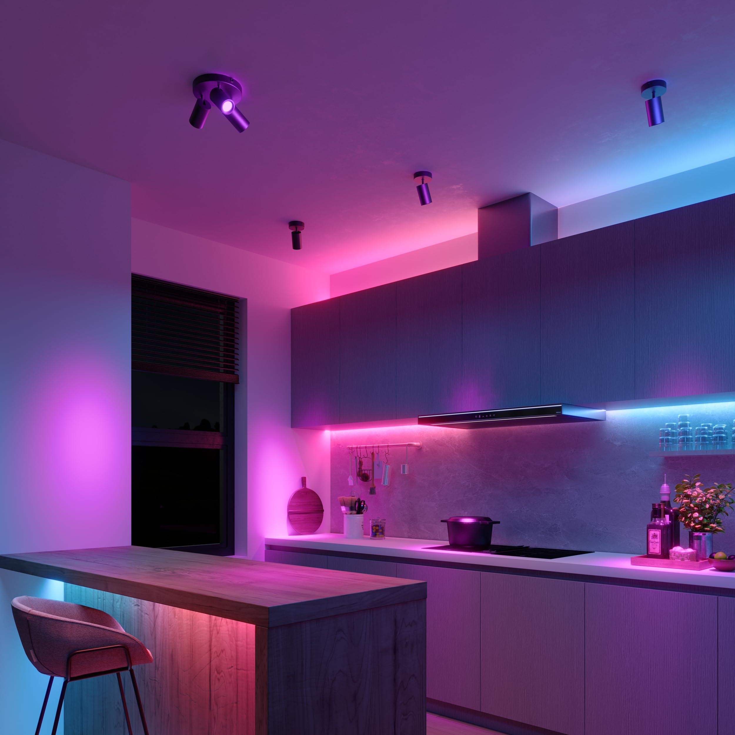 calex-smart-deckenspot-3-flammig-rund-schwarz-mit-gu10 image 3