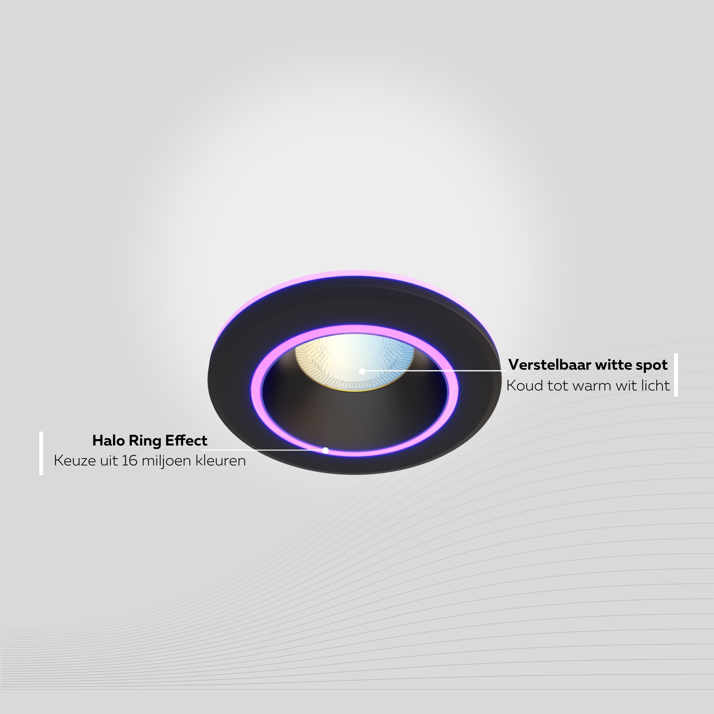 calex-smart-led-einbaustrahler-halo-schwarz-rgb-wei-wlan-dimmbar-3er-pack image 3